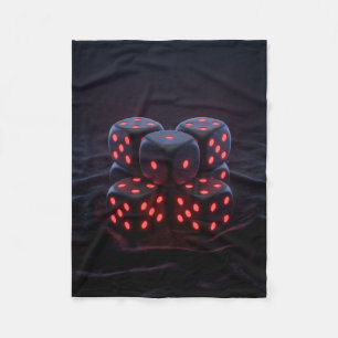 Kleurrijke 3D Geometrische Blokken Regenboog Kunst Fleece Deken