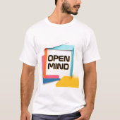 Kleurrijke 3D Paper Speech Bubble T-shirt (Voorkant)