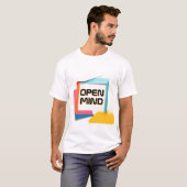 Kleurrijke 3D Paper Speech Bubble T-shirt (Voorkant volledig)