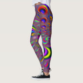 Kleurrijke 3D Rave Leggings (Links)