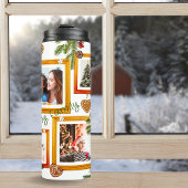 Kleurrijke 4 Fotocollage Crafty Christmas Tree Thermosbeker