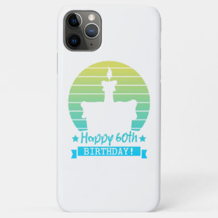 kleurrijke 60ste verjaardag Cake Case-Mate iPhone Case