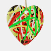 Kleurrijke 676 abstracte kunst keramisch ornament (Rechts)