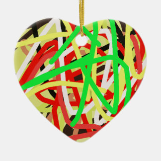 Kleurrijke 676 abstracte kunst keramisch ornament