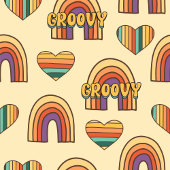 Kleurrijke 70s deken groovy pastel throw cadeau