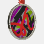 kleurrijke 7564 abstracte kunst metalen ornament (Rechts)