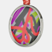 kleurrijke 7564 abstracte kunst metalen ornament (Links)