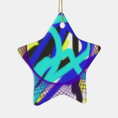 kleurrijke 768 abstracte kunst keramisch ornament (Rechts)