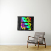 Kleurrijke 80-zonnepalmbomen wandkleed (In Situ (horizontaal))