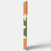 Kleurrijke 80s abstract op geel estheticum Case-Mate iPhone case (Achterkant / Rechts)