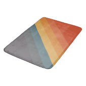 Kleurrijke 80s Retro Stripes Badmat (Gekanteld)
