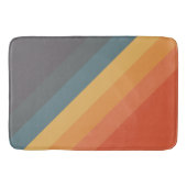 Kleurrijke 80s Retro Stripes Badmat (Voorkant)