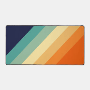 Kleurrijke 80s Retro Stripes Bureaumat