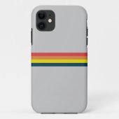 Kleurrijke 80s Retro Stripes Case-Mate iPhone Case (Achterkant)