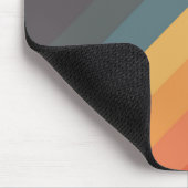 Kleurrijke 80s Retro Stripes Muismat (Hoek)