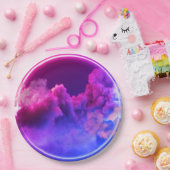 Kleurrijke 9"Ronde Document Borden op te helderen Papieren Bordje (Feest)