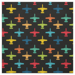 Kleurrijke A-10 Warthog Attack Jet Pattern Primari Stof