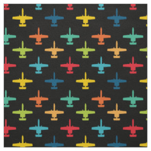 Kleurrijke A-10 Warthog Attack Jet Pattern Primari Stof