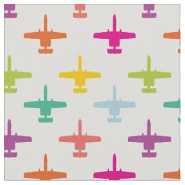 Kleurrijke A-10 Warthog Attack Jet Pattern Snoep Stof