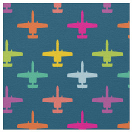 Kleurrijke A-10 Warthog Attack Jet Pattern Snoep Stof