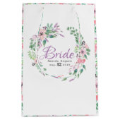 Kleurrijke, aan spellbound Flowers Wreater- Bride  Medium Cadeauzakje (Voorkant)