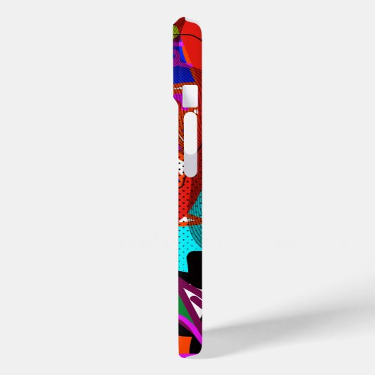 Kleurrijke & aangepaste clave muzieknoot Case-Mate iPhone case (Achterkant / Links)