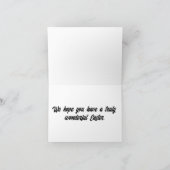 Kleurrijke aangepaste Pasen Collage Photo Template Feestdagen Kaart (Binnen)