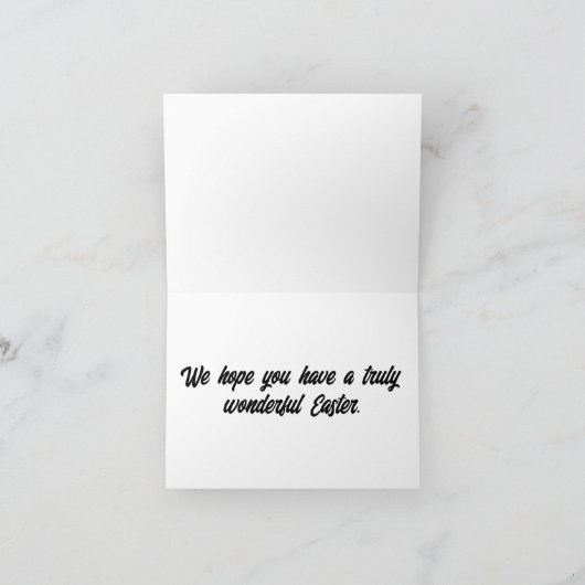 Kleurrijke aangepaste Pasen Collage Photo Template Feestdagen Kaart (Binnen)