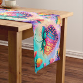 Kleurrijke aardbei korte tafelloper (Voorbeeld)