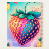 Kleurrijke aardbei voor leerkracht 1e klas 2025 planner (Achterkant)