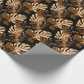 Kleurrijke aardbei: Waterverf roze erwten Cadeaupapier (Hoek)