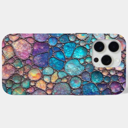 Kleurrijke Abalone Bubbels Case-Mate iPhone Case (Achterkant (horizontaal))