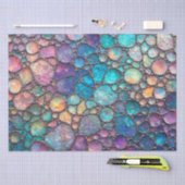 Kleurrijke Abalone Bubbels Tissue Papier (Craft)