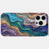 Kleurrijke Abalone Rippled Waves Case-Mate iPhone Case (Achterkant (horizontaal))