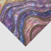 Kleurrijke Abalone Rippled Waves Tissue Paper Tissuepapier (Detail)