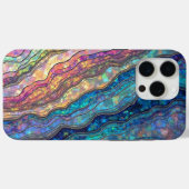 Kleurrijke Abalone Ripples Case-Mate iPhone Case (Achterkant (horizontaal))