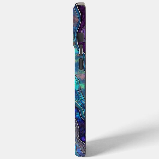 Kleurrijke Abalone Ripples Case-Mate iPhone Case (Achterkant / Links)