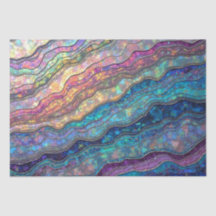 Kleurrijke Abalone Ripples Tissue Paper