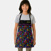 Kleurrijke ABC's en 123s Schort (Insitu)