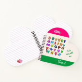 Kleurrijke ABC's Notitieboek (Binnen)