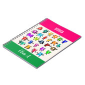 Kleurrijke ABC's Notitieboek (Linkerzijde)