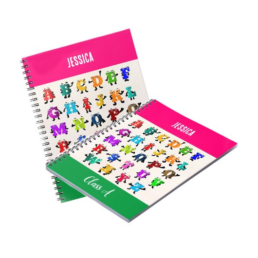 Kleurrijke ABC's Notitieboek