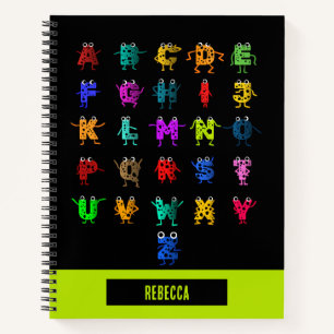 Kleurrijke ABC's Notitieboek