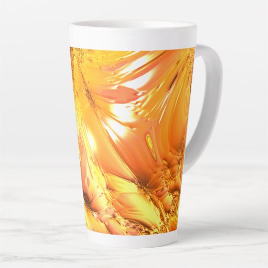 Kleurrijke Abstract -Fractal- Late Mok D001 (Rechterhoek)