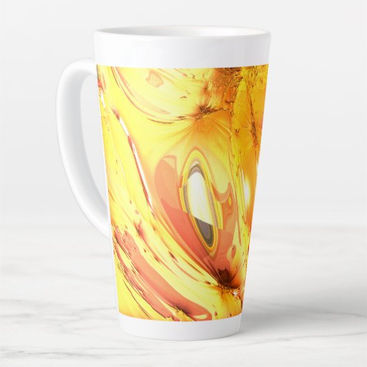 Kleurrijke Abstract -Fractal- Late Mok D001 (Linkerhoek)