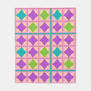 Kleurrijke Abstract Geometrische Harmonie Deken