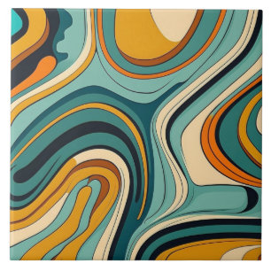 Kleurrijke Abstract Keramische Tegels Tegeltje