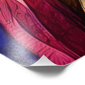 Kleurrijke Abstract  Meisje Artsy Foto Afdruk (Hoek)