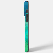 Kleurrijke Abstract Paarse Blauwe Alcoholinkt Case-Mate iPhone Case (Achterkant / Links)