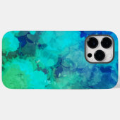 Kleurrijke Abstract Paarse Blauwe Alcoholinkt Case-Mate iPhone Case (Achterkant (horizontaal))